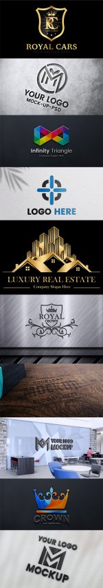 10 Luxury 3D Logos PSD Mockups Templates.jpg