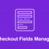 Easy Digital Downloads Checkout Fields Manager Addon