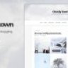 Cloudy Town - Clean Minimal Blog WordPress Theme
