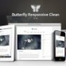 Butterfly Responsive Clean Blog CreativeMarket