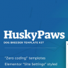 HuskyPaws - Dog Breeder Elementor Template Kit