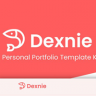 Dexnie - Personal Portfolio Elementor Template Kit
