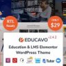 Educavo - Online Courses & Education WordPress Theme