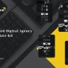 Grizzled - Digital Agency Dark Elementor Template Kit