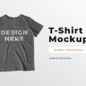 Grey T-Shirt Mockup