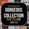 Gorgeous Collection Font Bundle - Worth $1199