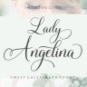 Lady Angelina Script by Mega Type