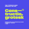 Constructio Grotesk By wubstudio