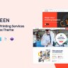 Pixeen - Printing Services Company WordPress Theme + RTL