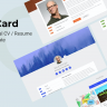 mCard - CV Resume Template