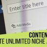 Contentomatic - "Article Builder" & "Article Forge" Post Generator Plugin for WordPress