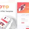 Moto – Multipurpose App Landing Page HTML Template