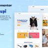 Pupi - Pet Shop & Pet Supplies Elementor Template Kit