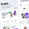 Exela - Social Media Marketing Agency Elementor Template Kit
