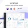 Upbond - Responsive Admin Dashboard Template