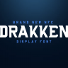 DRAKKEN EXCLUSIVE DISPLAY FONT