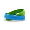 Silicone Rubber Bracelets Mock-Up