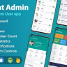 Fiberchat ADMIN App | Android & iOS | Control & Monitor Fiberchat User Whatsapp Clone App