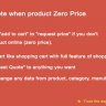 Request Quote when product Zero Price For OpenCart