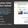 Customer Order Product Upload