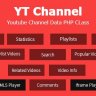 YT Channel - YouTube Channel And Video Details API V3 PHP Class