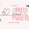 Love Pink Pallet Font + Bonus