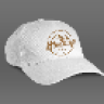 Isolated white cap mockup