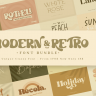 [Font Bundle] Modern & Retro  - 30 Classy Fonts