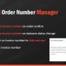 Order Number Manager For OpenCart