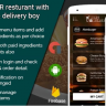 KING BURGER - Restaurant with Ingredients & Delivery Boy Full Android Application