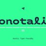 Monotalic Font by Kostic