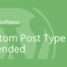 Custom Post Type UI Extended