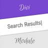 Divi Search Results Module