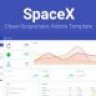 SpaceX - Bootstrap Admin Template