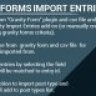 Gravity Forms Import Entries