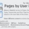 Pages by User Role for WordPress