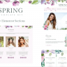 Spring Watercolor and Floral Elementor Template Kit