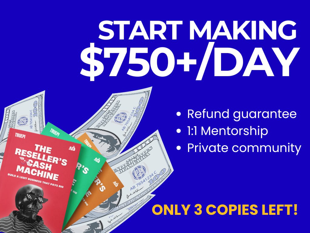 START MAKING $750+/DAY
